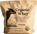 Surovi organski sirotkini proteini v prahu, Grass Fed, Vesele zdrave krave, Nedenaturirane, Brez hormona, Ne-GMO, Brez glutena, Nearomatizirane, Nesladkane beljakovine, 5LB