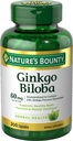 Bounty Ginkgo Biloba, podpira zdravo delovanje možganov, zeliščni dodatek, 60 Mg, 200 kapsul