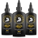 Bossman želeno olje za moške - 3 Pack (12 oz v skupaj, Gold Scent) – Mehkužci, vlaži & pogoji z naravnimi sestavinami
