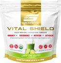 Granit Nutrition Vital Shield - USDA Organic Superfood Greens with Gobs & Tart Cherry – Podpira energijo, imunske funkcije in prebavne zdravje – limonina limonina aroma (30 strežajev)