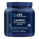 Life Extension Lecithin, spodbuja zdravo strukturo celic in funkcijo v možganih, Gluten prost, ne-GMO, vegetarijanec, 454 Grams