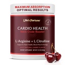 Life's Fortune 5000mg L-arginin dodatek v prahu & 1000mg L-citrulin, visoko moč dušikov oksid za izboljšanje zdravja, vzdržljivosti, trening zmogljivosti, naravna Cherry Flavor (20 Servingations)