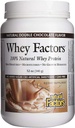 Whey Factors by Natural Factors, Grass Fed Whey Protein Concentrat, Aids Muscle Development and Imuno Health, Double Chocolate, 12 Oz