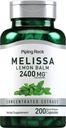 Piping Rock Lemon Balm Kapsule 2400mg 