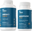 Dr. Tobias Omega 3 Ribje olje in Menopause Relief za ženske, Endokrine Podpora z Essential Omega 3s, Hot Flashes in nočno potenje dopolnila, Non-GMO