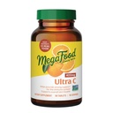 MegaFood Ultra C 400 mg - Veganski imunski dodatek z vitaminom C, izdelan s pravo hrano, vključno z brokolijem, korenjem, brusnico in rjavim rižem, Gluten-free, Kosher - 90 tablet, 90 postrežb
