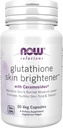 Glutatione Skin Brightener s Ceramosides Now Foods 30 VCaps