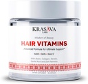 Rast las Vitamini z Biotin, Kolagen, Keratin, Nettle Root in žaga Palmetto podpira zdrave lase, Stimulati lase Folikle, in preprečuje izpadanje las & Thining. Izdelano v ZDA - 90 Count