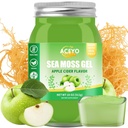 (18 OZ) Irish Sea Moss Gel Organic Raw Vegan Apple Flavor 102 Vitamini in minerali Wild žetev ne-GMO Imuna Defense Booster Shiroid Digestive Support