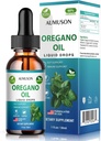 Origano Oil Tekoče kapljice s Carvacrol,Vitamin E - 6 mesecev Olje Origano kapljice Tinkture Extract, Čisti, Detox, Imunska podpora, Prebavni Gut zdravje - Pure Vegan Herbal Oregano olje 1oz