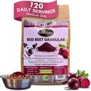Olewo rdeče beets za pse Granular – Naravni anti srbeč pes hrana topper, Imunska, čiščenje, Koža in Coat podpora, Dehidrirana celotna hrana multivitamin & Fiber, 22 oz