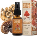 SuperMush Daily Immunity Mouth Spray Organic - goba Immunity Spray dodatki - Turčija Tail & Reishi Mešane gobe Extract - Imune & Digestive Health Support - 30ml Pure & Organic Turkey rep
