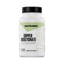 NutraBio kelirani bakrov biglicinat (3mg), Imunska podpora - Bakrov dodatek - 90 Kapsule