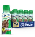 Glucerna Lakota Smart Diabetes Care Shake, Classic Chocolate, Diabetic Meal zamenjava za podporo upravljanja sladkorja v krvi, 15g beljakovine, 180 kalorij, Pripravljen za pitje, 10-fl-oz steklenica, 24 pakiranje