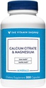 Kalcijev citrat in magnezij (300 kapsul) v trgovini z vitamini