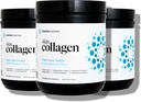 SMARTERNUTRITION Marine Collagen - peptidi tipa 1 in 3 z zeliščnimi antioksidanti za zdravje kože in las - vitamin E & C, zeleni čaj, jagodni prašek, Quercetin - (60 obrokov (3))