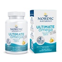 Nordic Naturals Ultimate Omega Xtra, Lemon Flavor - 60 Soft Gels - 1480 mg Omega-3 + 1000 i.e. Vitamin D3 - EPA & DHA - Možgani, srce, & Imunsko zdravje - 30