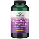 Swanson hidrolizirane kolagenske peptide + vrste vitamina C I in Iii 1.000 mg 250 tablet