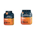 Body Fortress 100% Whey, Premium Protein Powder, Čokolada, 3,9 kg (Packaging May Vary) & 100% Whey, Premium Protein Powder, Čokolada, 1,78 kg (Packaging May Vary)