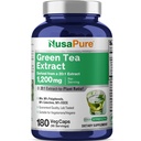 NusaPure Green Tea 20:1 ekstrakt, 1200 mg ekvivalentno 24000 mg, 180 veganskih kapsul, 50% EGCG, 98% polifenolov, 80% katehinov