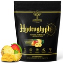 Ambrosia Hydrogliph Intraworkout Formula w/BCAA + EAA + Elektrolitski hidracijski prašek za zaščito mišic, 0g Sugar Fasting Hydration Drink Mix, Made w/Coconut Water (Pineapple Mango)