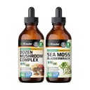 BIO KRAUTER Deset gob Tinktura 4 Fl. Oz. & Sea Moss Tinktura 4 Fl. Oz.