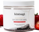 Kintsugi KeraSweet Las Fortifying Gummy- Pomoč boj znake staranja las, Dopolnilo za močne, Volumious Strands- Podpira zdravo, Fuller videz las w/ B12, Saw Palmetto, ACV (Strawberry, 60ct)