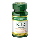 Bounty vitamin B12 2500 μg, podpora za celično energijo, za energijsko presnovo, zdravje srca in živčevja, 75 hitre tablete