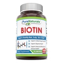 Pure Naturals Biotin 10.000 Mcg, 100 kapsule- Podpira zdrave kože in las – spodbuja splošno dobro zdravje