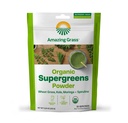 Neverjetna trava Super Greens Booster: Greens Powder Smoothie Mix with Spirulina, Moringa, Pšenica trava & Kale Smoothie Booster, Klorofil Zagotavlja zelene, 30 Serving