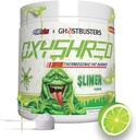 EHP LABS Ghostbusters OxyShred Termogenic Pre Workout Powder & Shredding dodatek - Klinično dokazano Preworkout Powder z acetil L karnitin, Energy Boost Drink - Slimer lime, 60 Servinges
