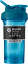 BlenderBottle Shaker serija Pro kot nalašč za beljakovinske pretrese in pred vadbo, 24-ounce, Ocean Blue