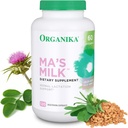 Organika Ma's Milk Herbal Dojenje dodatek (120 caps): Tradicionalno dojenje Esenciali, ki se uporabljajo za stoletja - Blaženi Thistle, Fenugreek, Moringa - Dojenje Podpora za oskrbo z mlekom povečanje