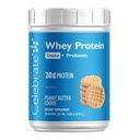 Proslavite vitamine Rebuilding Protein Powder s probiotiki in prebiotiki - 20g sirotkinega izolata proteinov, visoke vlaknine, za bolnike po bariatrični kirurgiji - PB piškotek (15 servingov)