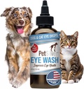 PetSilver kapljice za oči za pse in mačke - Naravna pasja odeja - Relief for Inflammation & Iritation - Pet Eye Cleaner in Tear Stain Odstranjevalec - Patented Silver Formula - Made in the USA - 4 fl oz