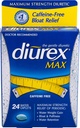 Diurex Max vodne kape Kofein brez - 24 Kapetov, pakiranje po 2