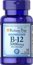 Puritanci Pride Vitamin B-12 pomaga pretvoriti hrano v energijo* 5000 Mcg Podjezično- Mikrolozenges, 60 Število (Pack od 1)