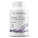 Theralogix Thera-D 6000 Dodatek vitamina D - 6.000 i.e. (150 μg) Tablete vitamina D3 - 90-dnevna oskrba - Imunska podpora za ženske in moške - Aids Bone & Heart Health - NSF Certified - 90 tablet