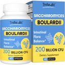 Saccharomyces Boulardii Probiotics 200 milijard CFU-jev, klinično raziskan probiotik za ženske in moške Kvas za črevesno, črevesno, imuno in prebavno zdravje, odpornost na kislino in povoj, 60 dni dobave