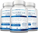 Odobrena znanost Neurexil - naravna nootropična podpora z DMAE - izboljšanje delovanja možganov, ostre jasnosti, Boost Memory - L-tirozin, Ginkgo Biloba, Huperzin A, BioPerin - 3-mesečna oskrba