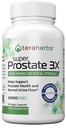 teraherbs Super prostate 3X - Bladder Control, & Podpora za razširjene prostate in pogosto uriniranje - Prostata dopolnila za moške - 90 kapsul