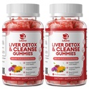 2 Pack Lukaree Jetrna čistila Detox in popravila Gumies 