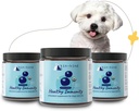 kin+kind Dog Supplement Powder - Dopolnitev za pse in mačke za zdravo imuniteto - Podpora za mehur - Naravna Formula z organsko brusnico, borovnico in kokosom - Made in USA - Bundle (3 x 8 oz)