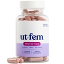 Zaščita UT-Fem - Obramba sečilnega trakta za ženske, 3-v-1 Daily Defense Formula za zaščito zdravja sečilnega trakta, D-mannoza, brusnica + Hibiscus, naravni dodatek - 60 veganskih kapsul