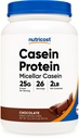 Nutricost Kazein Protein Powder 2lb Chocolate - Micellar Kazein, Gluten Free, Non-GMO