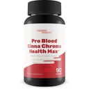 Pro kri Cinna Chroma zdravje Max - Naravno zdravje krvi podpora s cimetom, kurkuma, Berberine, vitamin D, vitamin C, cink & več - spodbujanje uravnoteženega zdravja krvi in boljši pretok krvi