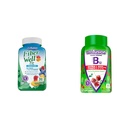 Vitafusion Fiber Well Fit Gummies Supplement, 90 Count (Packaging May Vary) & Dodatna moč Vitamin B12 Gummy Vitamini za energijo Presnovna podpora