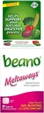Beano Meltaways, Preventiva plina in Prebavne Enzyme dodatek, Jagodna aroma, 15 Število