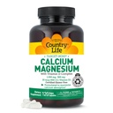 Country Life Target-Mins Calcium Magnesium with Vitamin D-Complex, 1000mg/500mg/10mcg, 120 Vegan Capsules, Certified Gluten Free, Certified Vegan, Verified Non-GMO Verified