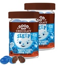 Dober dan čokolada Melatonin za otroke [2 Pack] - Poštena trgovina Non-GMO Čokolada s kamilico in Melatonin 1 mg - Toddler Melatonin, Otroci Naravni spanja pomoč za starost 3 in gor